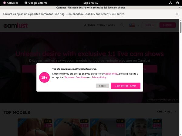 Camlust.com Using Paypal