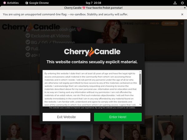 Cherry Candle Free Ones