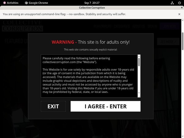 Collectivecorruption.com With Mastercard