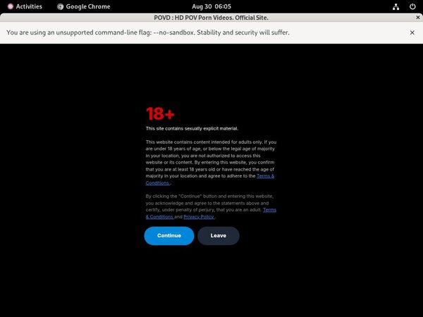 Cracked POVD Account