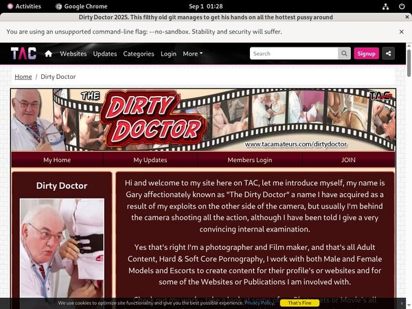 Dirty Doctor Discount Account