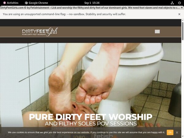 Dirty Feet Girls Web Billing