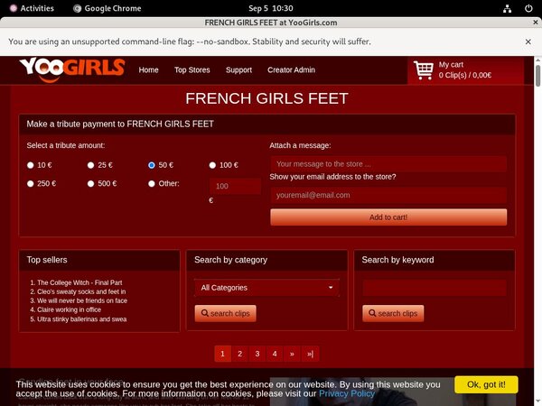 FRENCH GIRLS FEET Discount Price