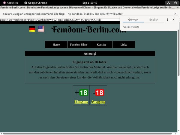 Femdom Berlin Save