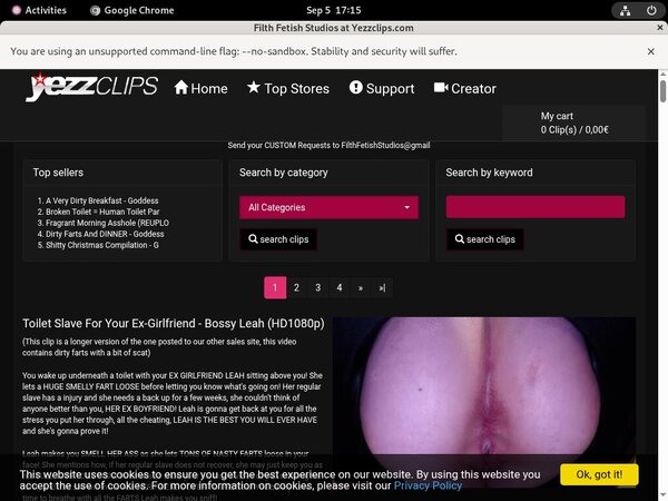 FilthFetishStudios Porn Passwords