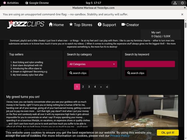 Free Account Marissa Madame