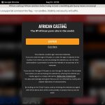 Free Africancasting Porn Accounts