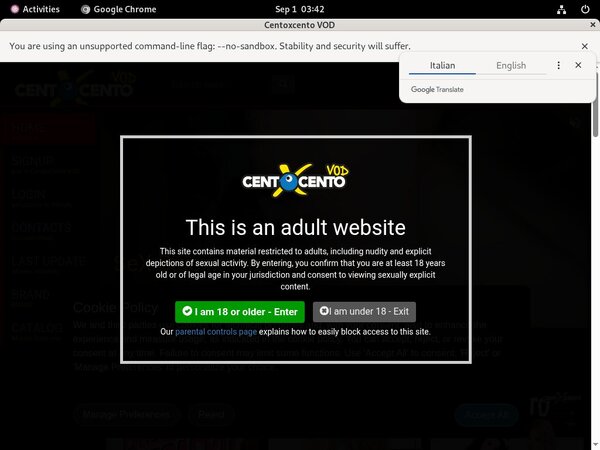Free Centoxcentovod.com Coupon