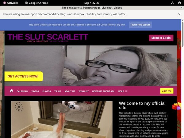 Free Password To The Slut Scarlett