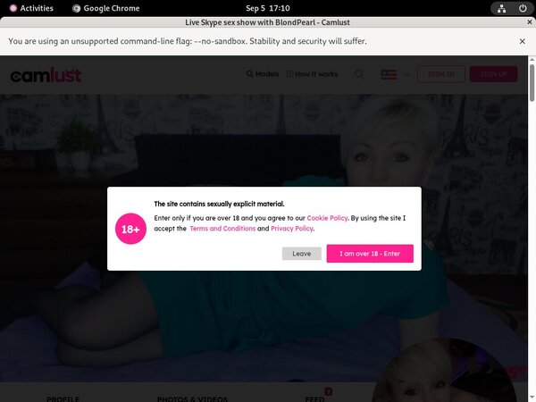 Free Trial Camlust.com Membership