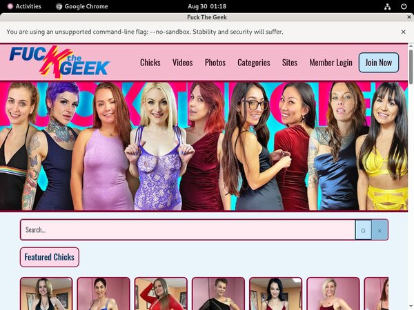 Fuck The Geek Password Username