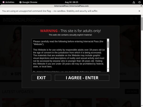 Get Interracialpass.com Account