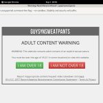 Guys In Sweatpants Registration Form