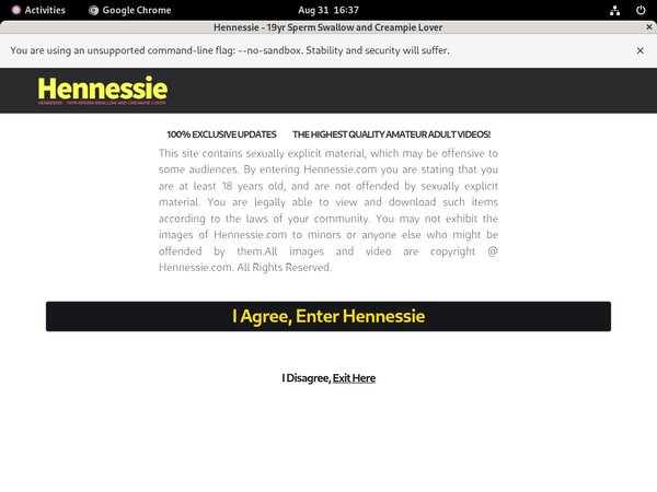 Hennessie With Paypal Acc