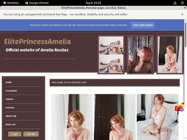 How To Join ElitePrincesAmelia For Free