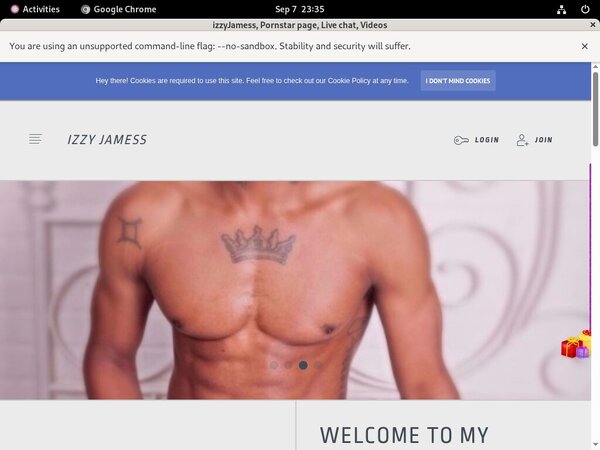 IzzyJamess Logon IzzyJamess Logon
