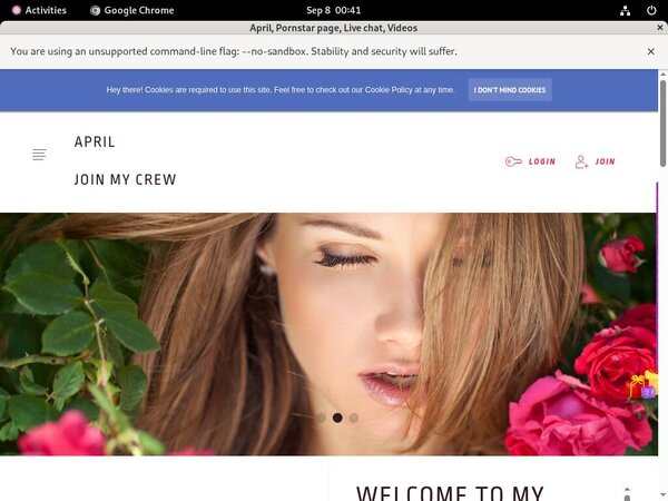 Join April With Paypal