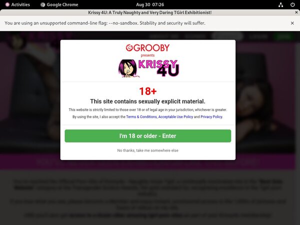 Krissy4u.com Daily Accounts