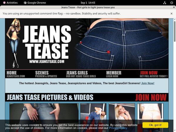 Membership Trial Jeans Tease Membership Trial Jeans Tease