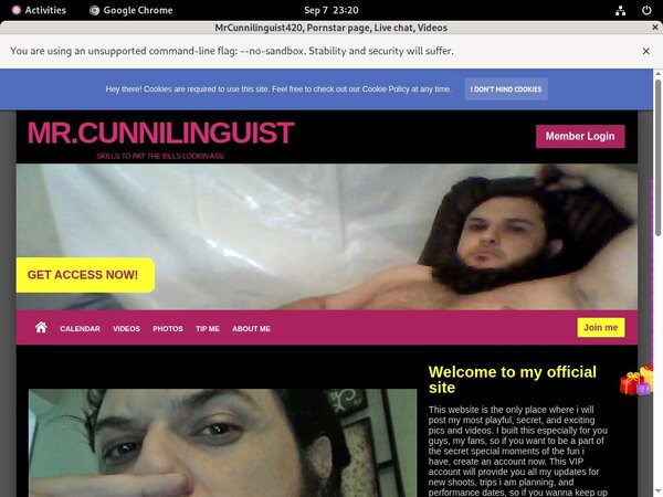 MrCunnilinguist420 Hack Login