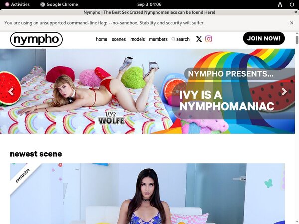 Nympho Porn Account