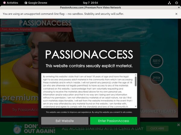 Passionaccess.com Discount Registration