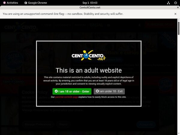 Password Centoxcento