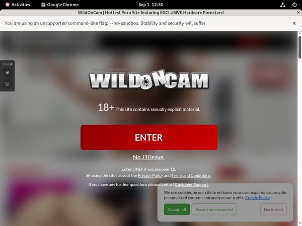 Premium Accounts Free Wildoncam.com