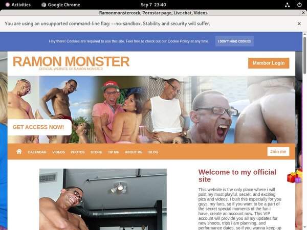 Ramonmonstercock.com With Canadian Dollars