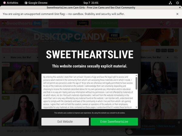 Sweethearts Live Org