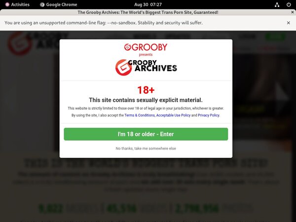 The Grooby Archives Paypal Payment