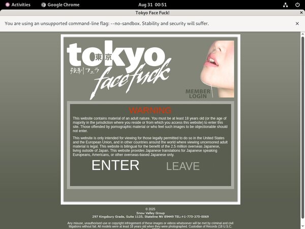 Tokyofacefuck.com Streaming