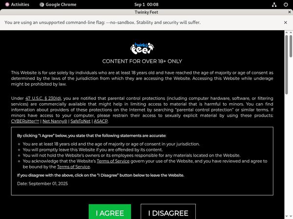 Twinkyfeet.com Free App