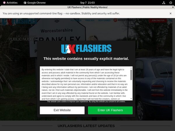 UK Flashers Free Trial Member