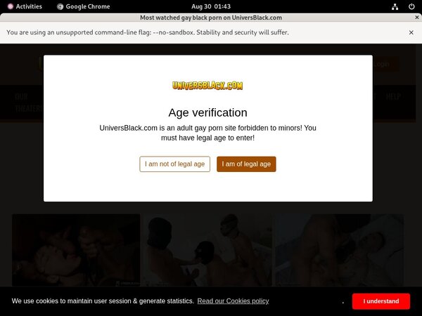 Univers Black Network Password