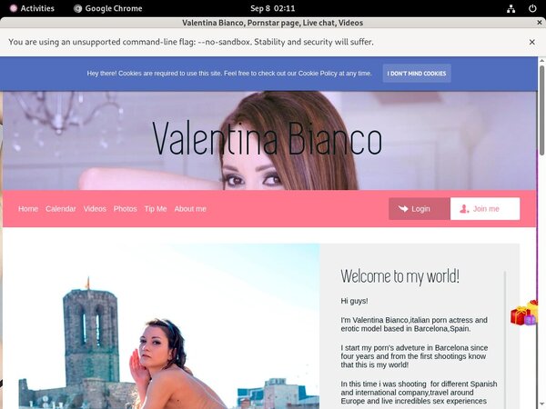 Valentina Bianco Join By EU Debit