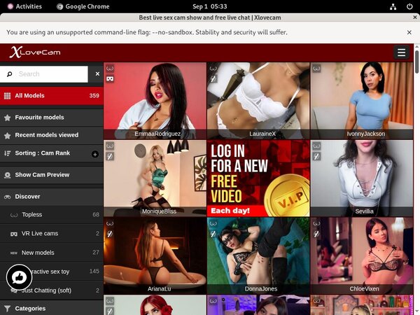 X Love Cam With Australian Dollars