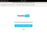 Footsiebay Signup Page