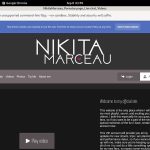 Nikitamarceau.modelcentro.com Official