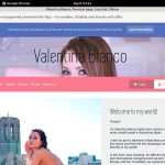 Valentinabiancox Paysite Discounts